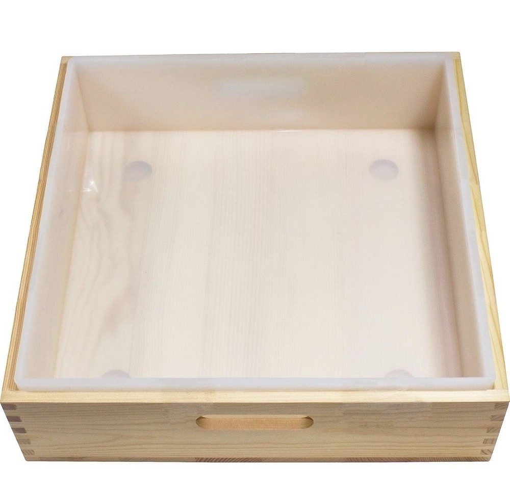 Rectangle Silicone Soap Mold 279oz with Wood Outer Box