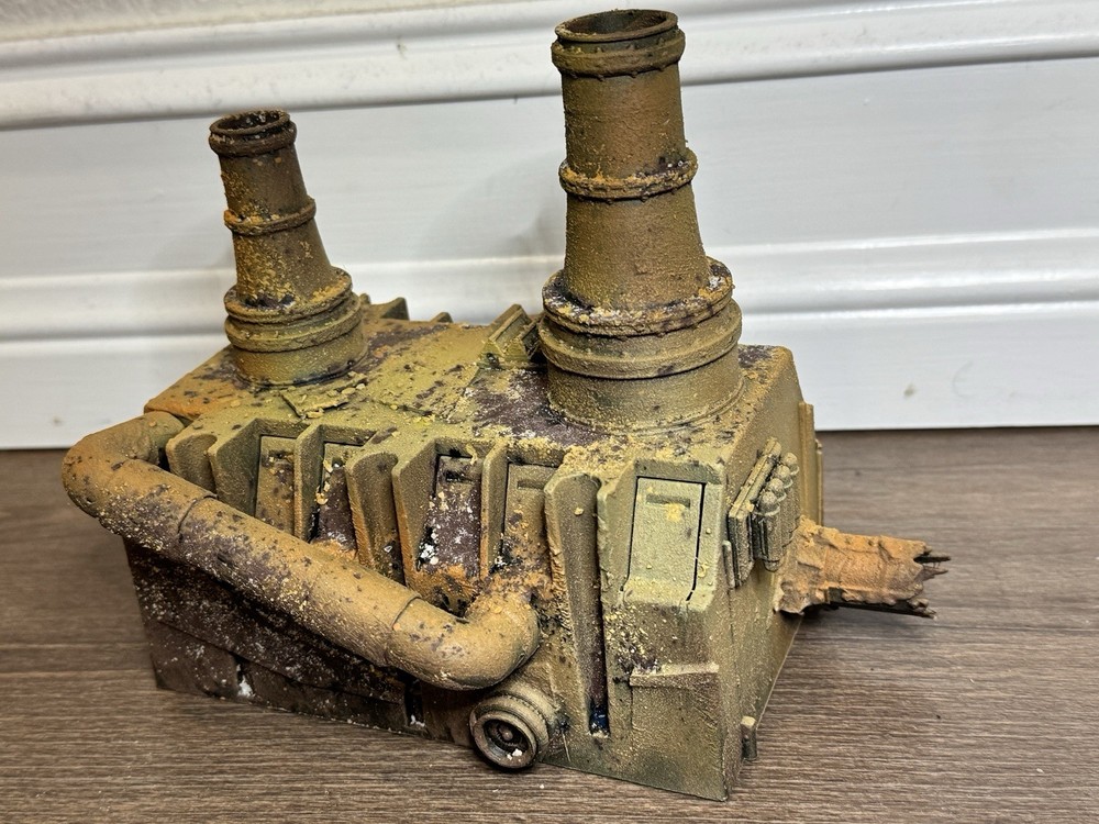 Warhammer Necromunda Table Top terrain Power Plant Hive Stack –scratch built.
