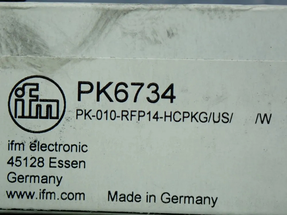 IFM PRESSURE SWITCH PK-010-RFP14-HCPKG/US/