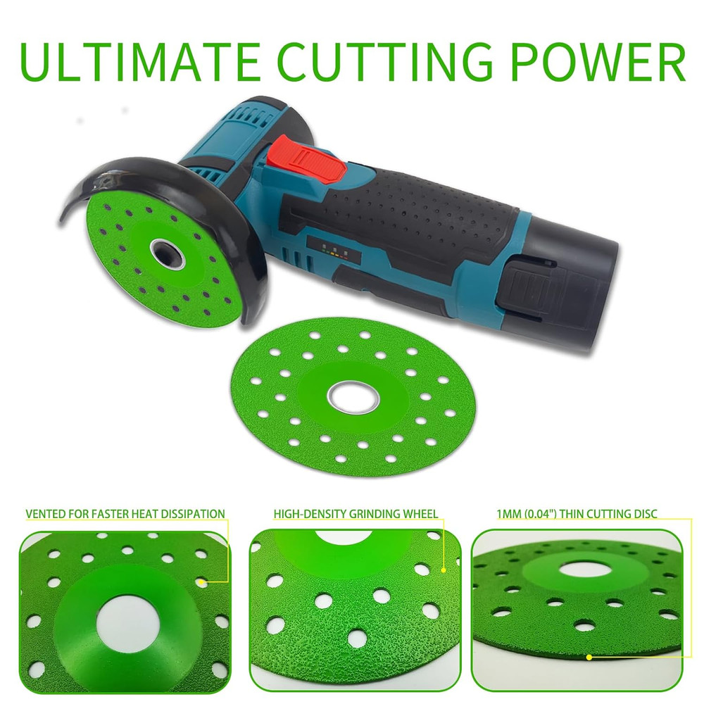 Glass Cutting Disc for Angle Grinder 4.5 Ceramic Diamond Blade Ultra-Thin Tile