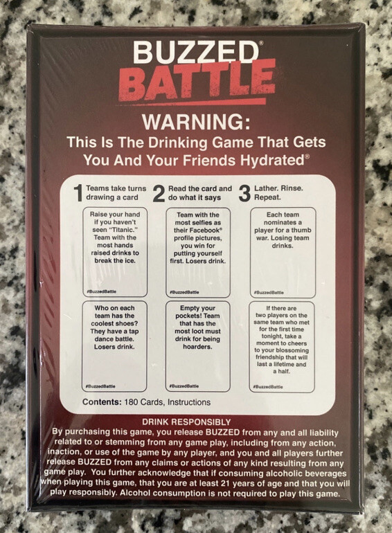 Buzzed Battle Drinking Game