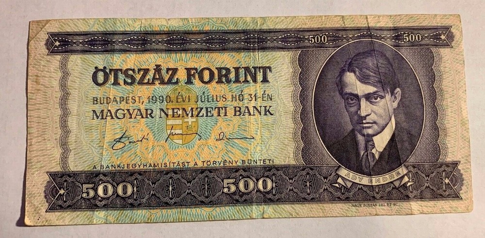 Magyar 500 Forint 1990