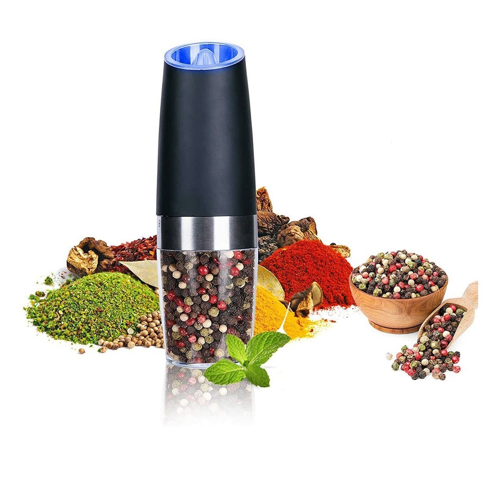 1PC Gravity Electric Pepper and Salt Set Grinder Automatic Adjustable Coarseness