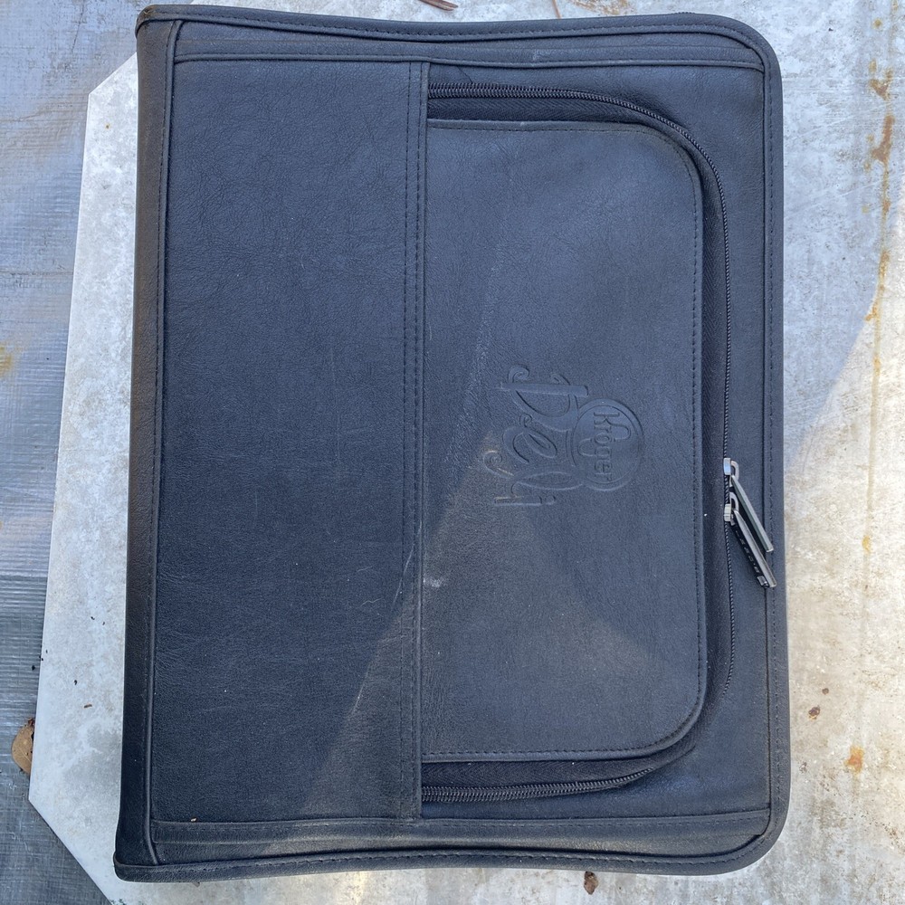 Kroger Deli Manangers Leather Binder/Day Planner