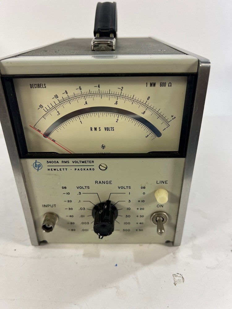 HP 3400A RMS Voltmeter Used Hewlett Packard