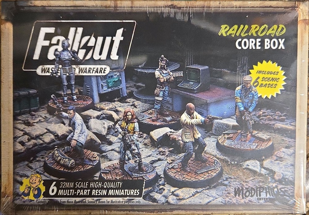 Fallout Wasteland Warfare: Railroad Core Box Miniatures