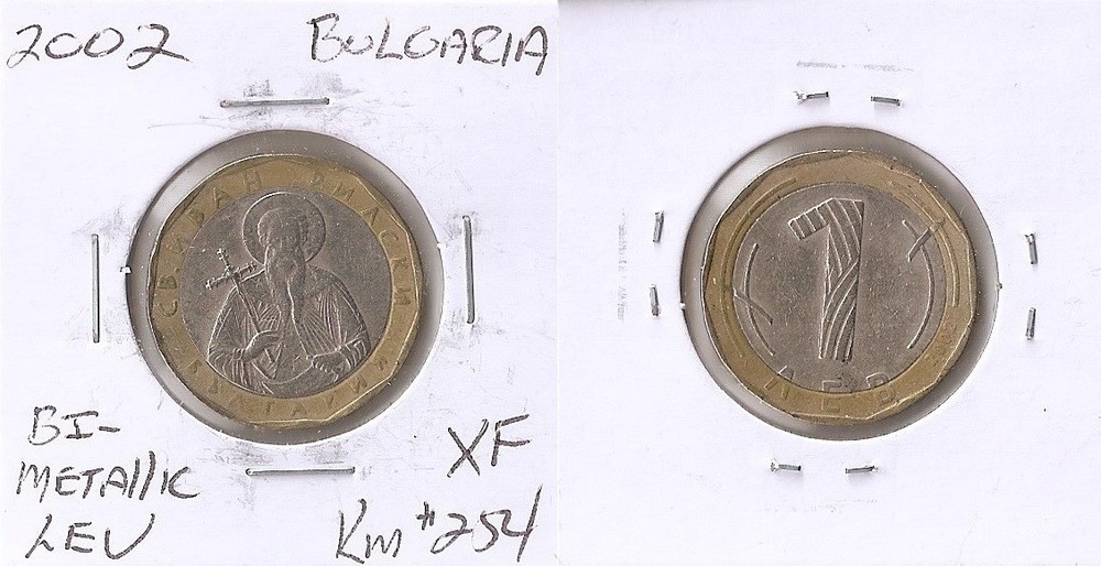 Bulgaria 1 lev 2002  St. Ivan of Rila