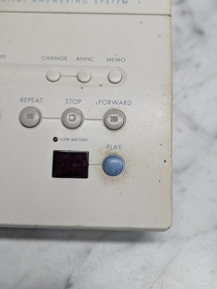 AT&T 1710 Tapeless Digital Telephone Answering System Message Machine