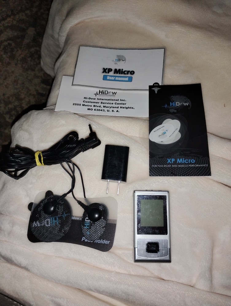 HiDow XP Micro TENS/EMS Combo Rechargeable Device New Open Box