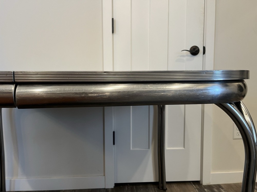 Vintage Yellow Formica Kitchen Table