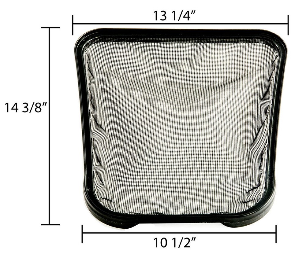 Aqua Select® Aluminum Handle Leaf Skimmer With Extra Replacement Net