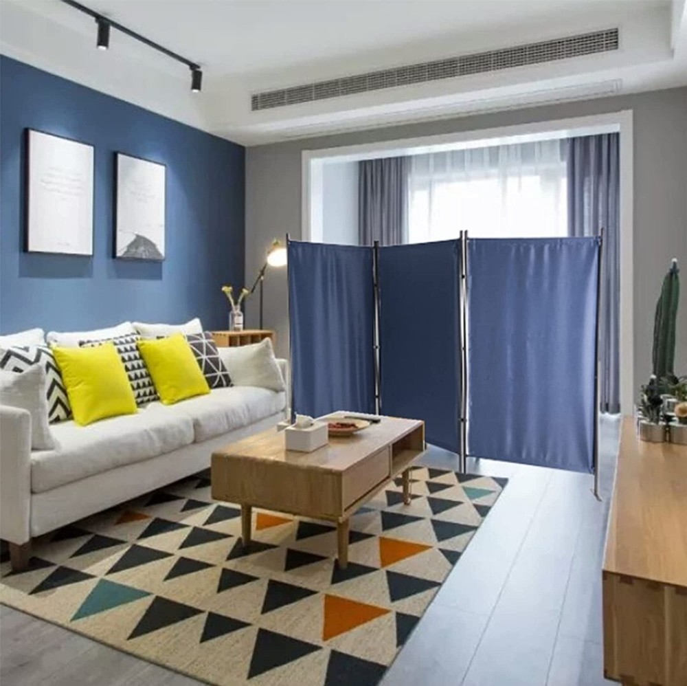 3 Panels Blue Divider