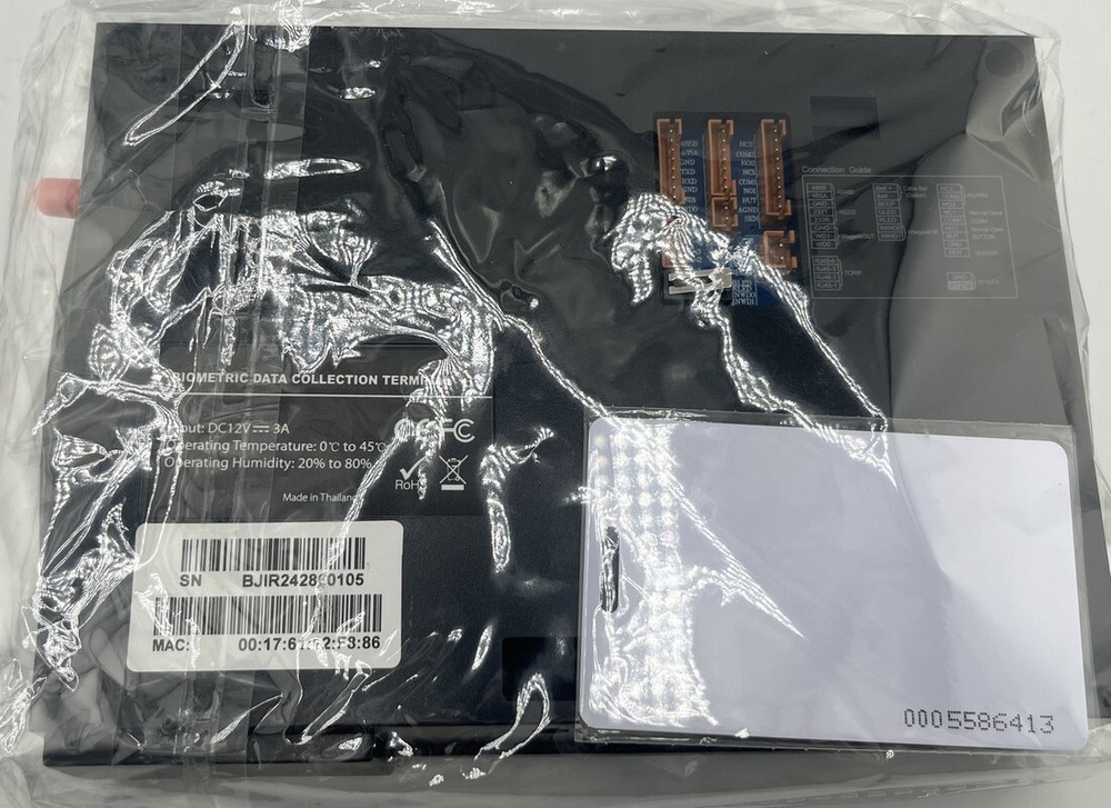 TIMERACK TR905 BIOMETRIC FINGERPRINT TIME ATTENDANCE CLOCK