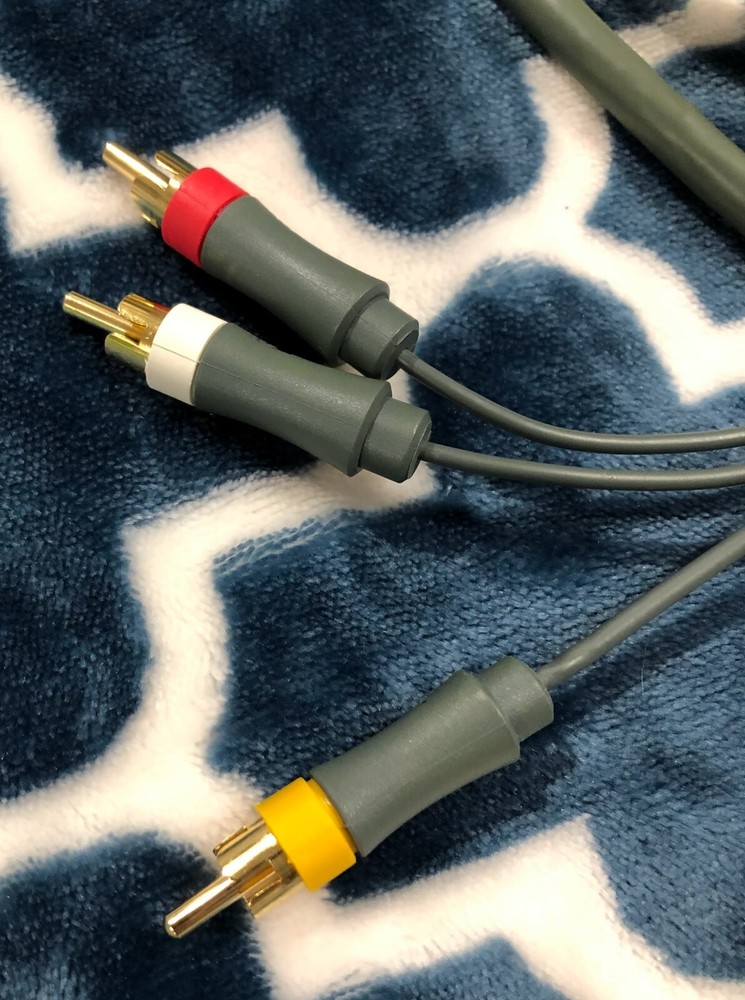 OEM Microsoft Xbox 360 Video HD AV Cable Tested Working Condition