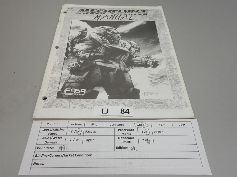 Mechwarrior - Battletech RPG: Mechforce North America Manual