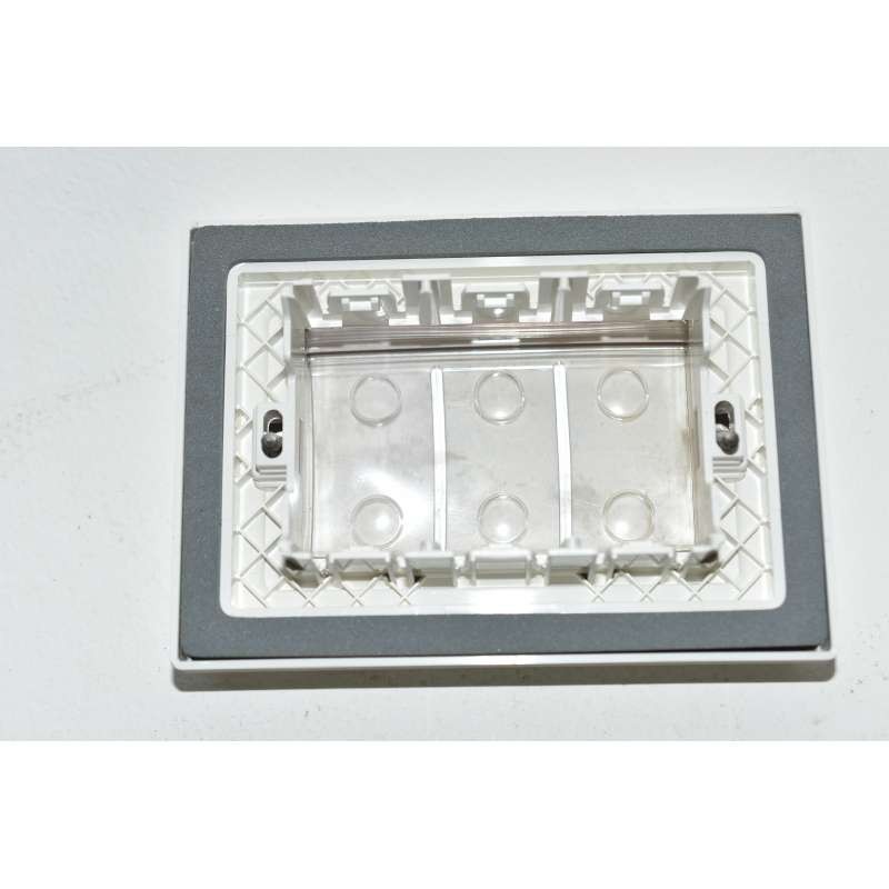 ABB Elos 19380526 Waterproof Plate IP55 3 Modules White