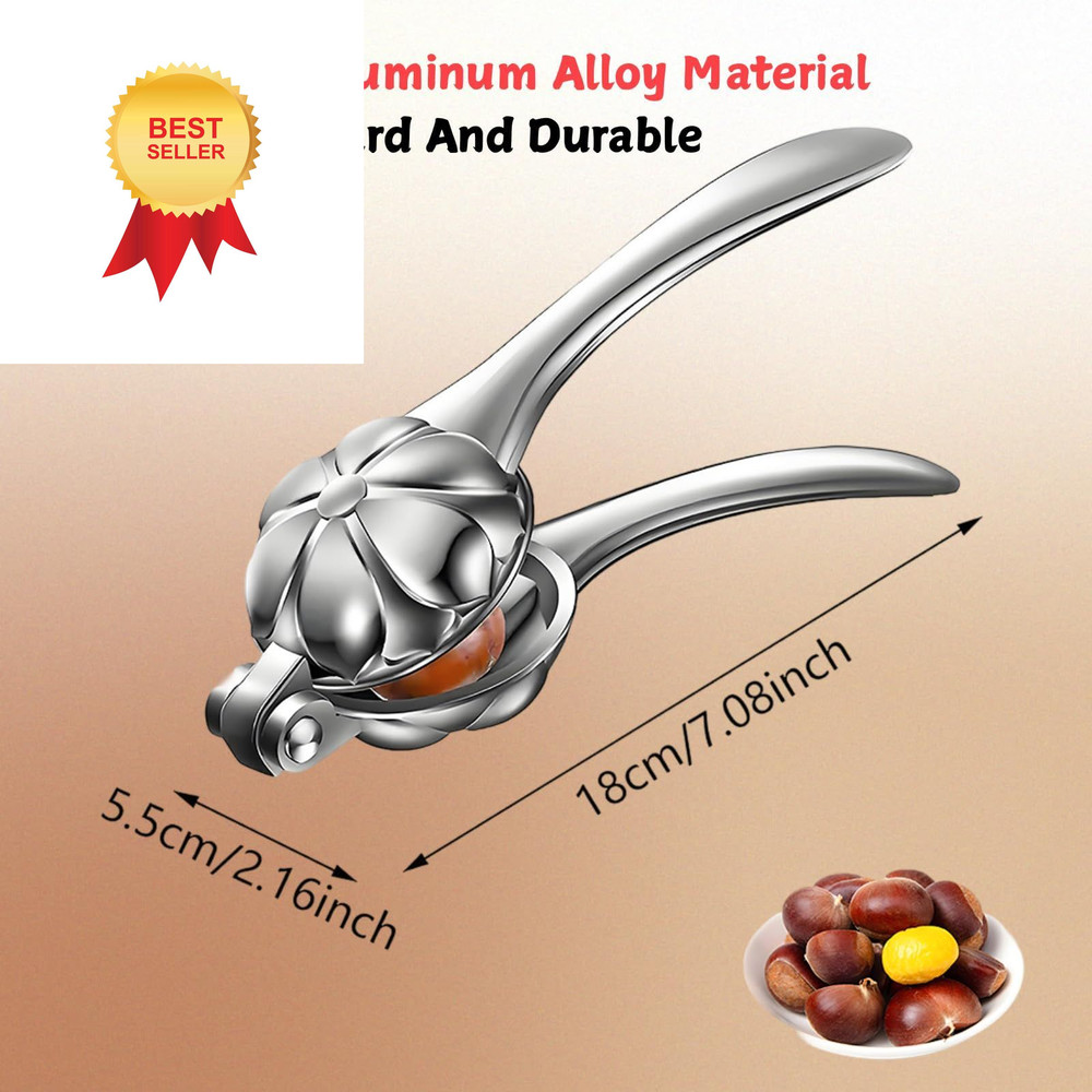 Chestnut Cutter Tool, Nut Cracker with Opener