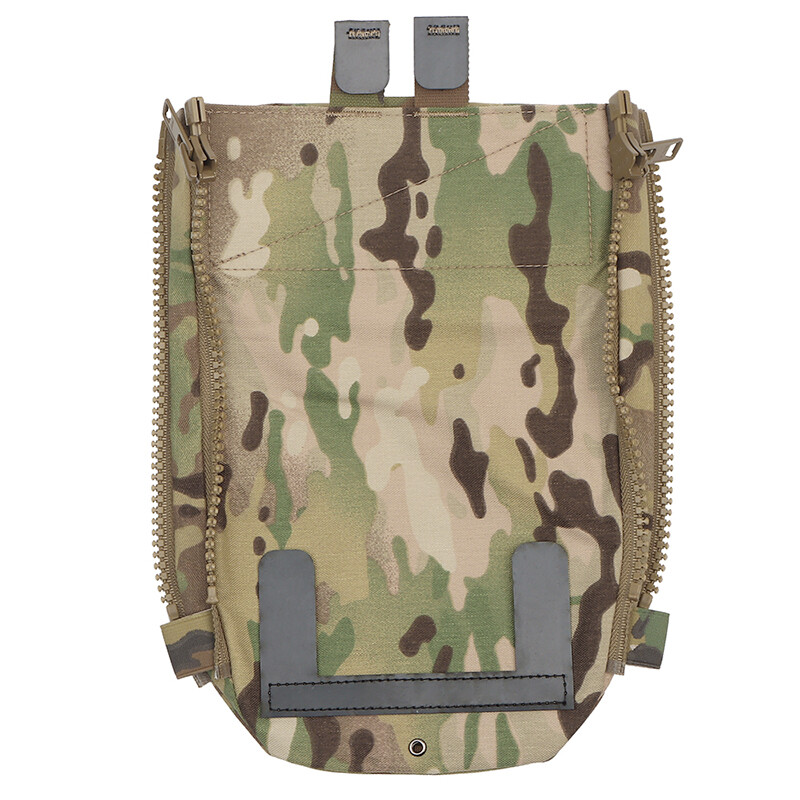 WoSporT Tactical MOLLE V5 Hydration Pouch Back Panel Double Zipper Multi-purpose