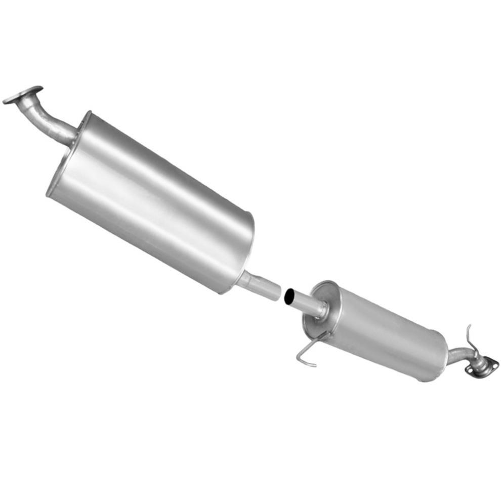 Catalytic Resonator Pipe Muffler Exhaust System Kit fits: 2003-2011 Element