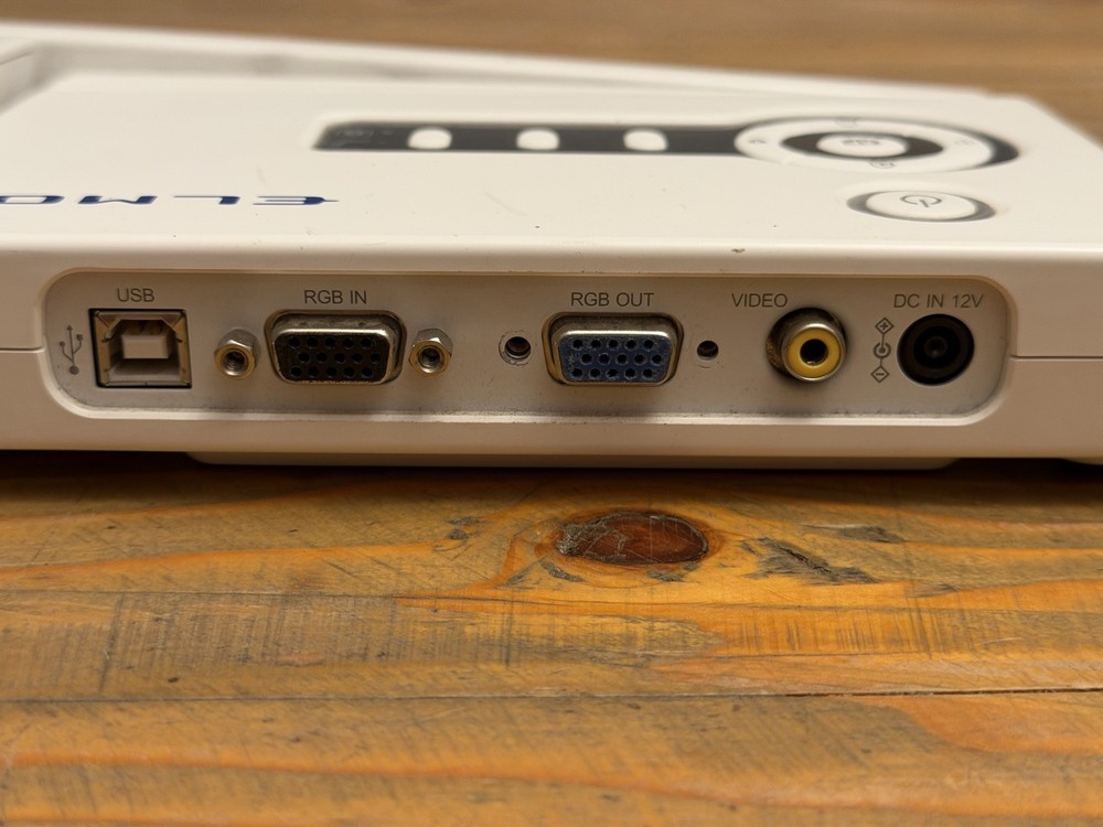 Elmo CO-10 Document Camera Visual Presenter Scanner USB VGA Classroom Tested