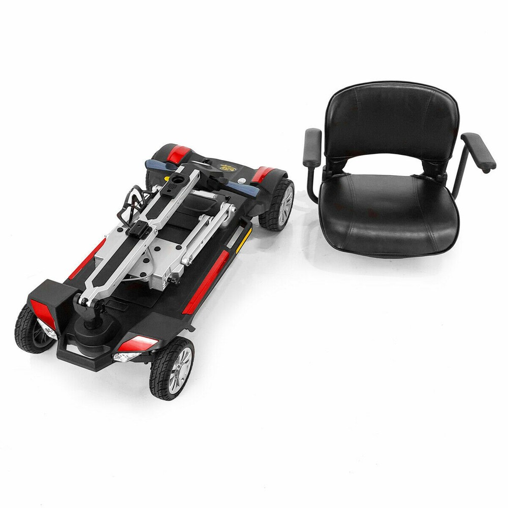 Golden Buzzaround CarryOn 4 Wheel Folding Mobility Scooter - Red