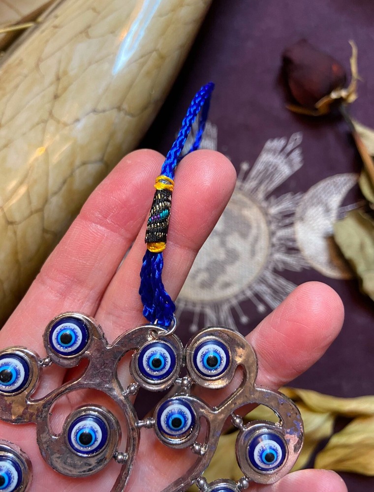 Tree Evil Eye Hanging Charm, Metaphysical, Witchcraft, Protection