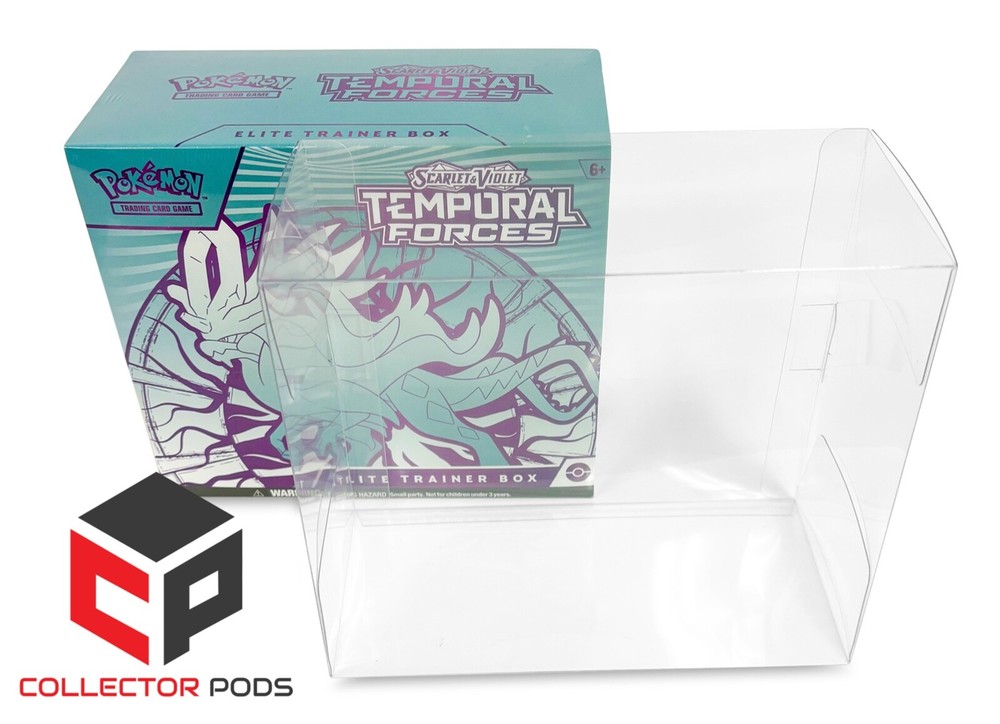 (5) Custom Box Protectors for POKEMON Elite Trainer Boxes ETB Box