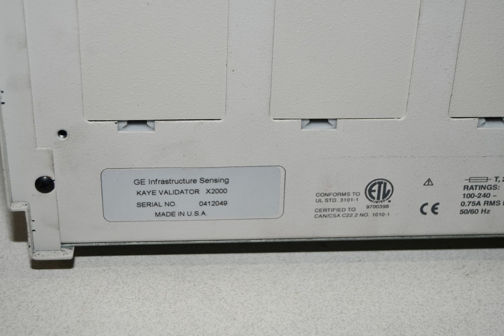 ^ GE / Kaye Validator 2000 X2000 #X6652