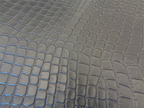 LEATHER HIDE BLACK TEXTURED 72" X 40"