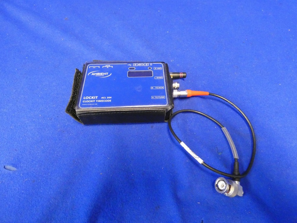 Ambient Recording ACL 204 Lockit Clockit Timecode & Sync Generator w/Antenna