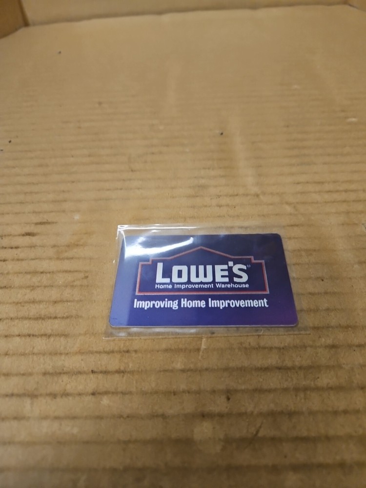 MOTION IMAGE Vintage Lowe’s Credit Card *SEE PICS*