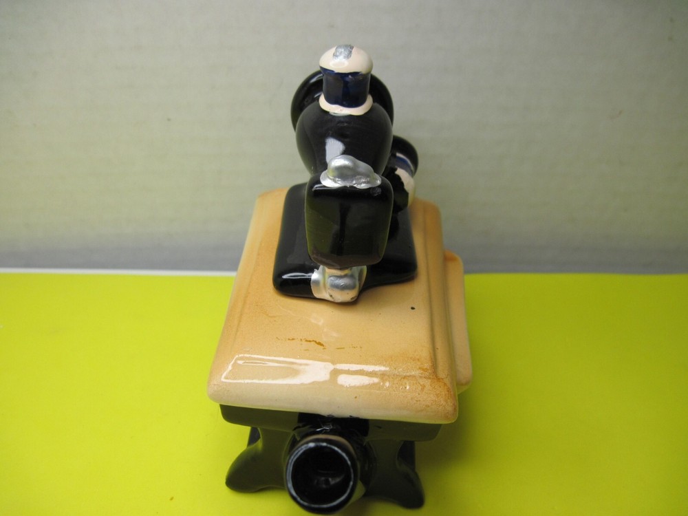 Old Ceramic GiftCo Creamer - Sewing Machine