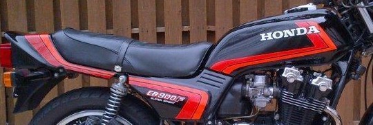 1982 Honda CB900F Complete Decal Set Pin Striping Warning Caution Decals - BLACK