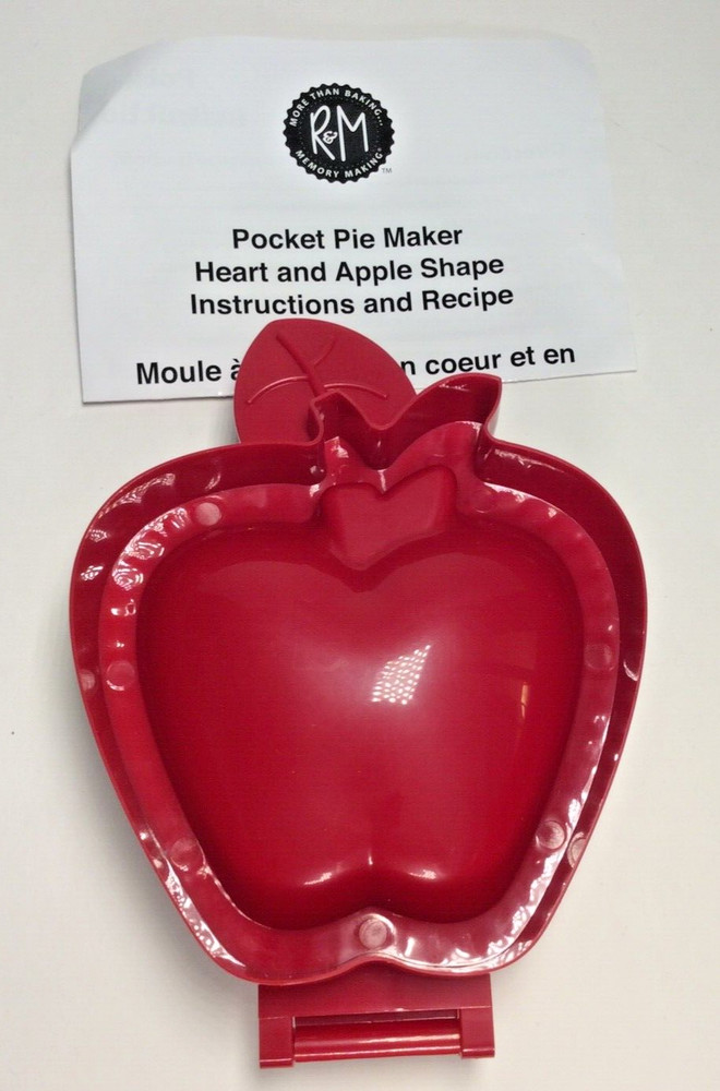 R&M Pocket Pie Maker/Apple Shaped Hard Plastic