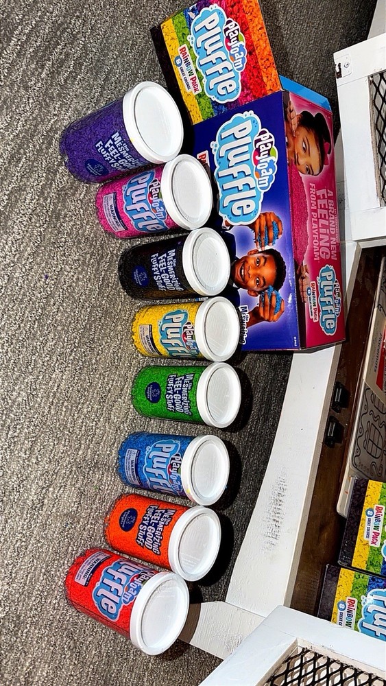 Playfoam Pluffle Rainbow Pack Sensory Modeling Compound Set - 8 Colors