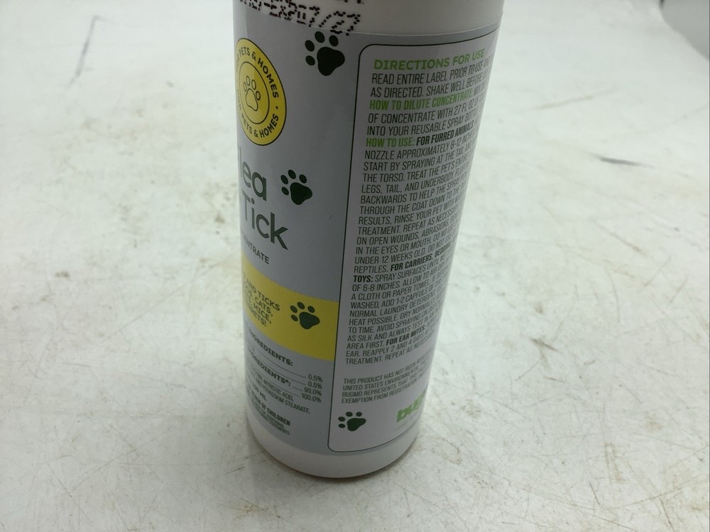 BugMD Pets Pest Control Essential Oil Flea And Tick Concentrate 3.7 oz (1-Pack)