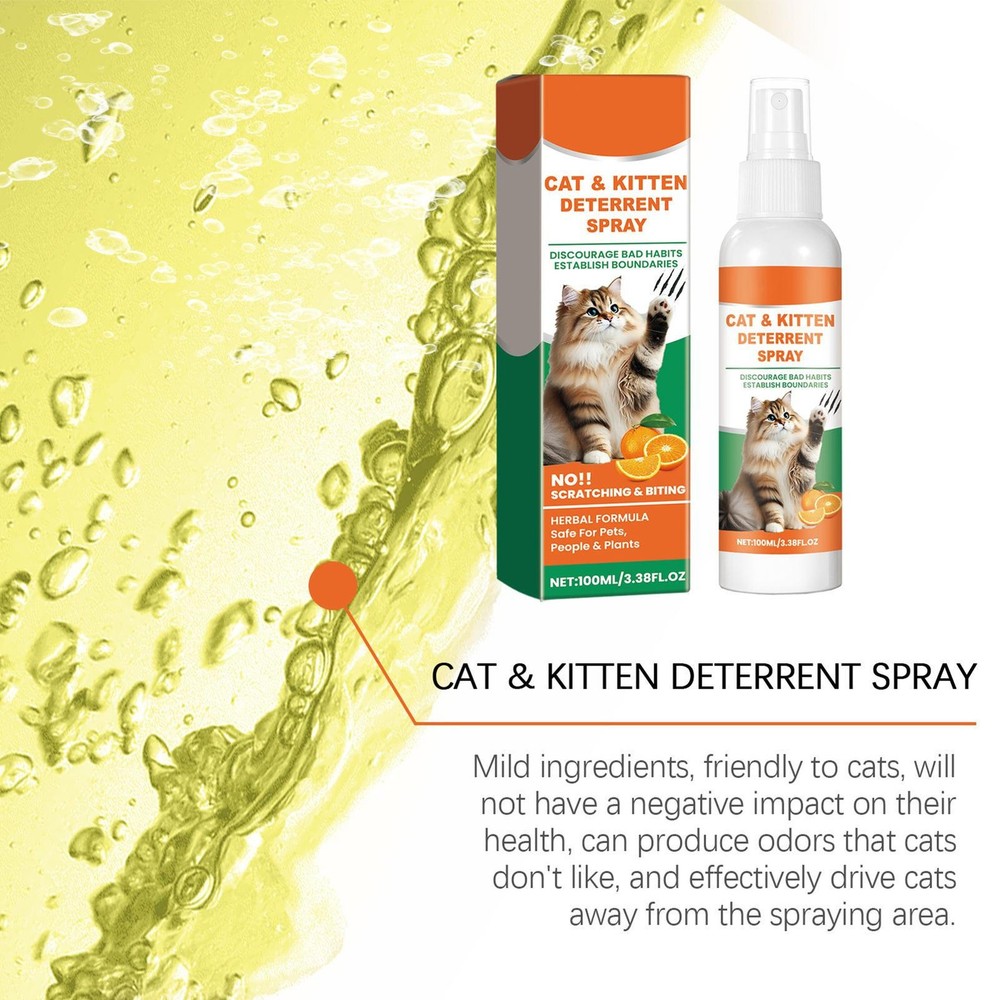 Cat Scratch Spray Keep Off Cat Spray 100ml Spray To Keep Cats From Efficient