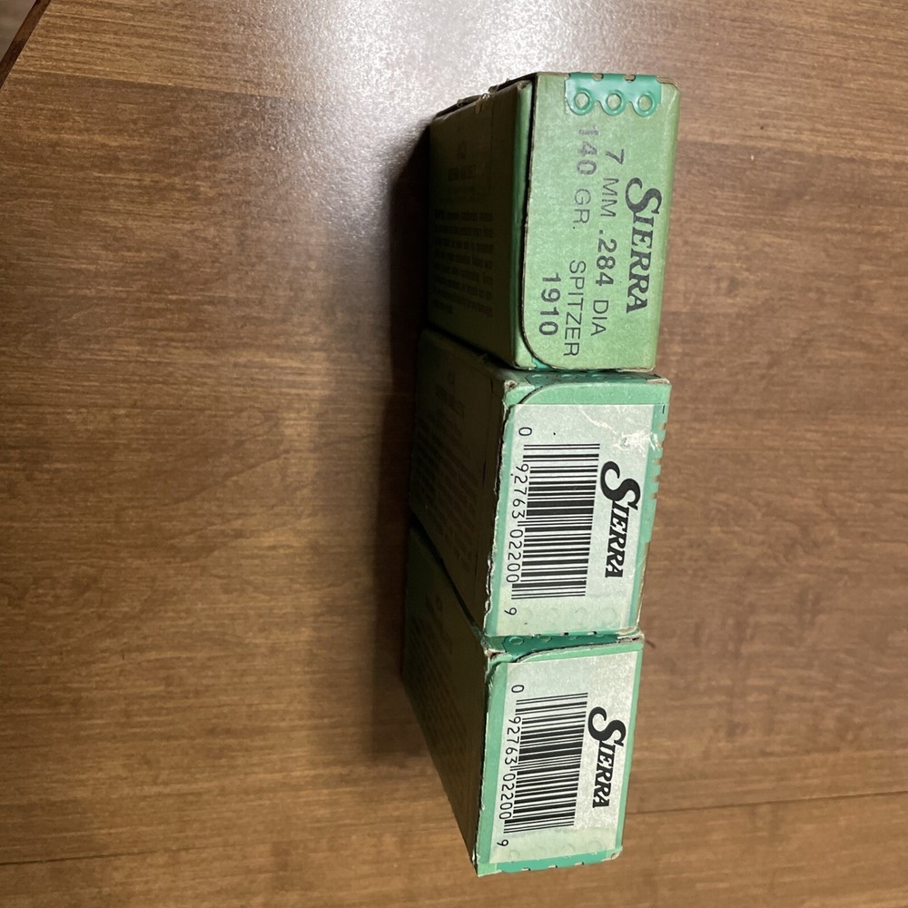 2 Empty Sierra Rifle Bullet Boxes & 1 Sierra Pro-Hunter Box