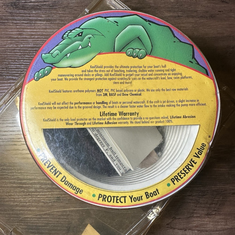 Gator Guards KeelShield Boat Keel Protector 4ft. White (READ)