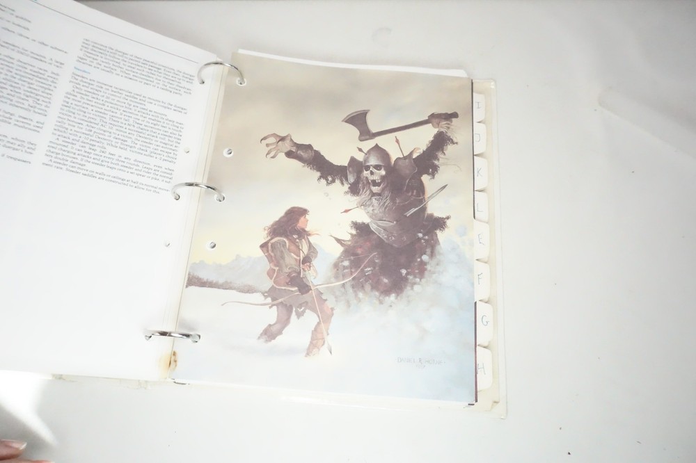 Monsters Compendium Binder AD&D Vol 1 & 2