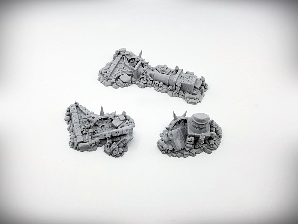 Ruined Columns - Grimdark- Deluxe Bundle (Large)- Tabletop Wargaming RPG terrain