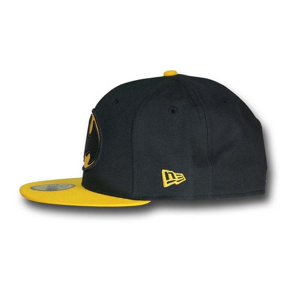 Batman Black & Yellow 59Fifty Hat Black
