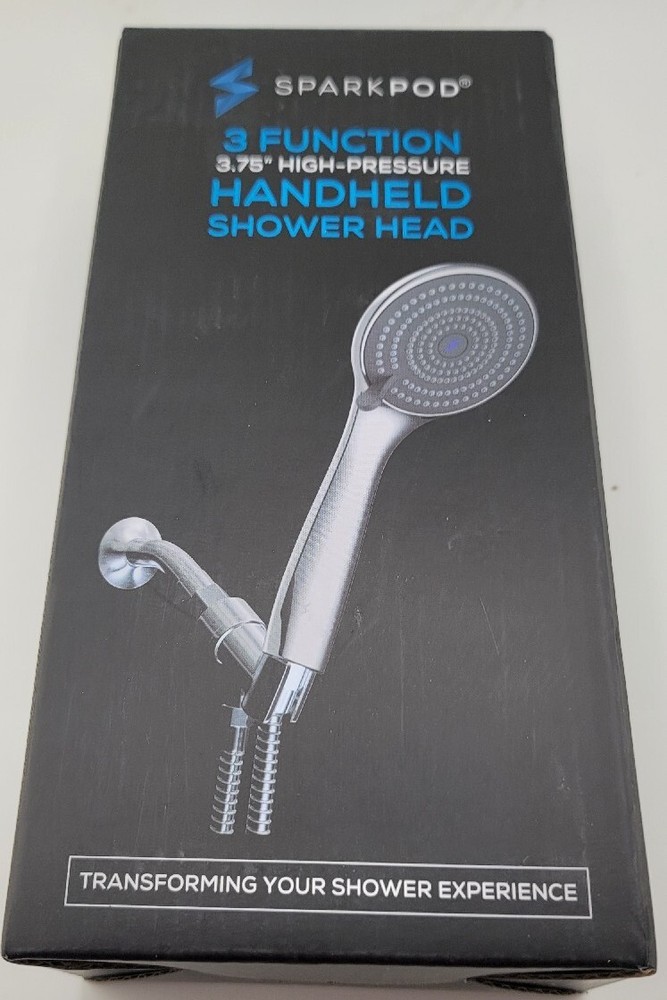 SparkPod High Pressure 3-Function Handheld Shower Head