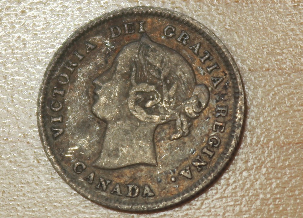 1901 Canada 5 Cents Silver