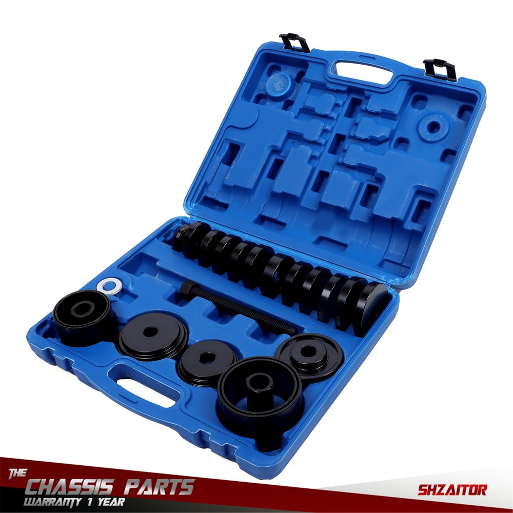25Pcs Master Front Wheel Drive Bearing Puller Removal & Installer Adapter Kit
