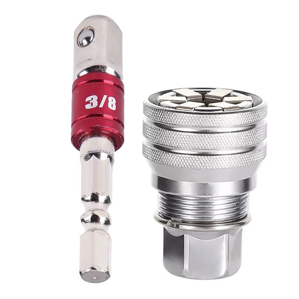 Wrench Torque Ratchet Adapter Universal Sleeve Adjustable Head Spanner Socket