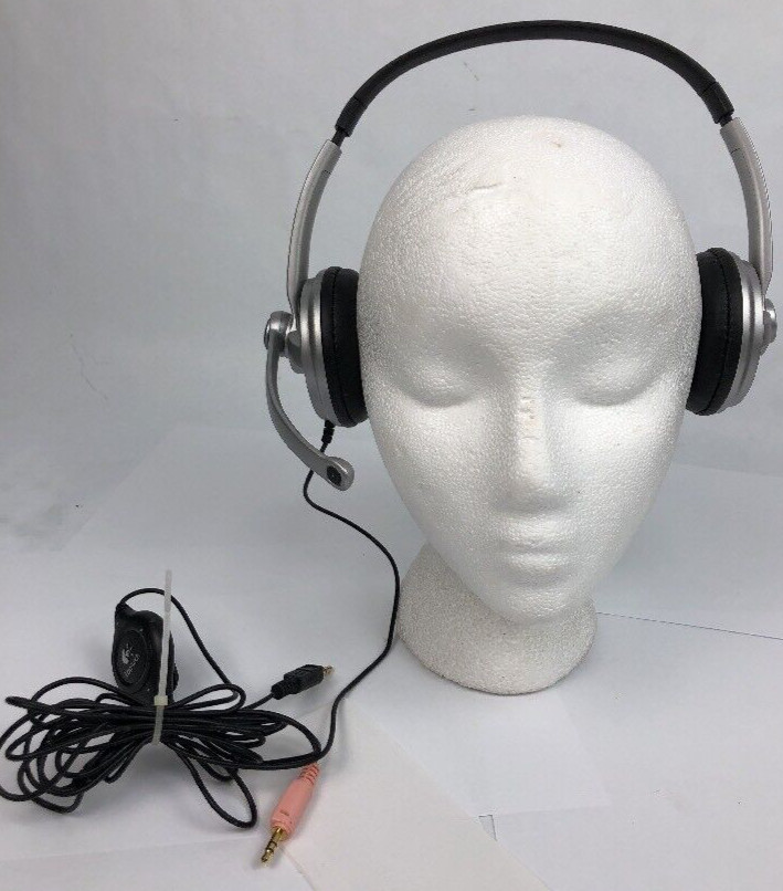 Logitech Premium STEREO Headset w/Microphone & Volume Control Brand NEW