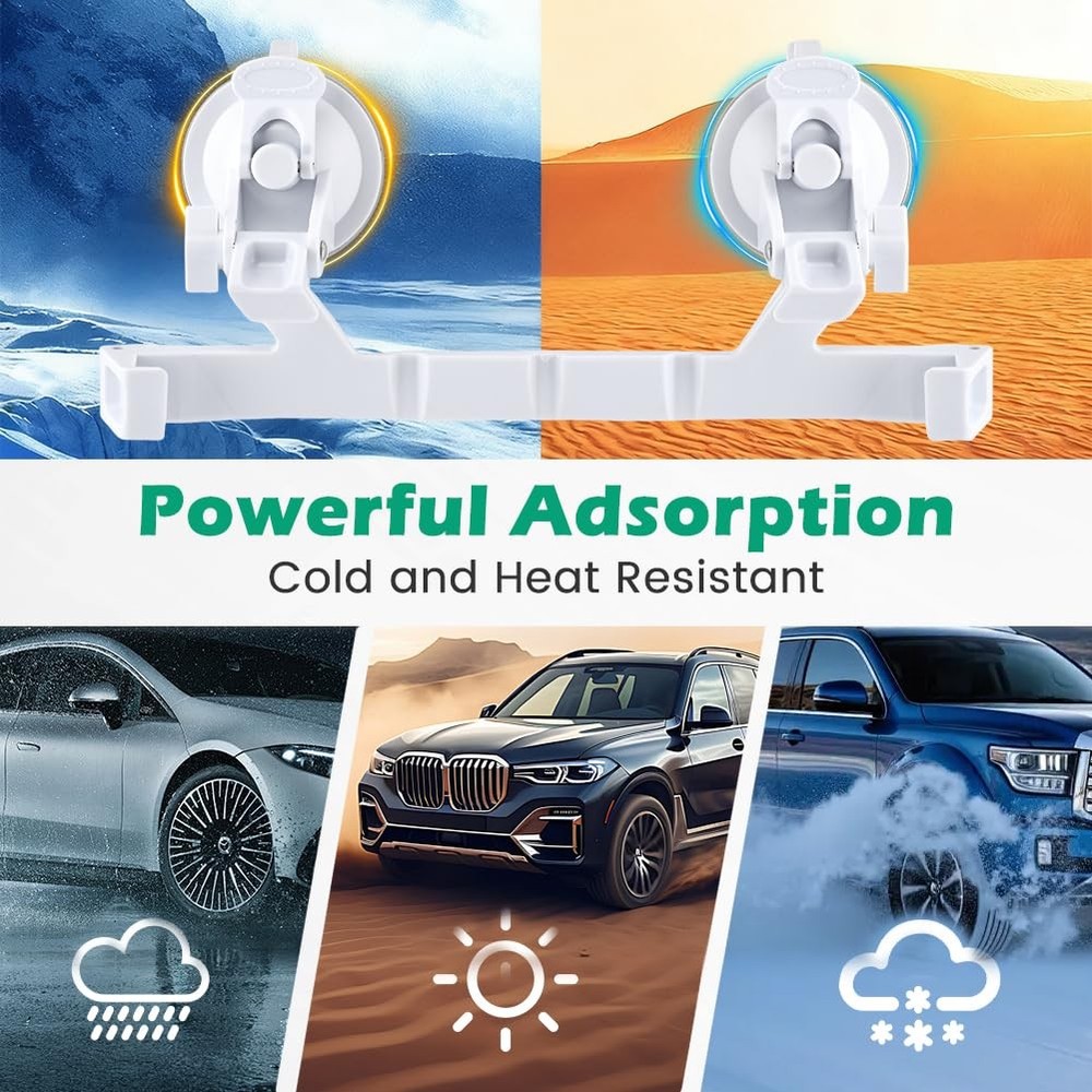 Starlink Mini Car Mount for Dashboard, Suction Cup Mount for Dashboard & Wind...