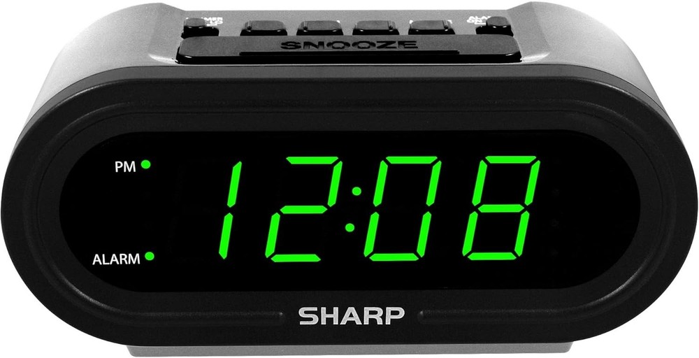 AccuSet Automatic Smart Alarm Clock – Self-Setting Digital Clock Auto Time & DST