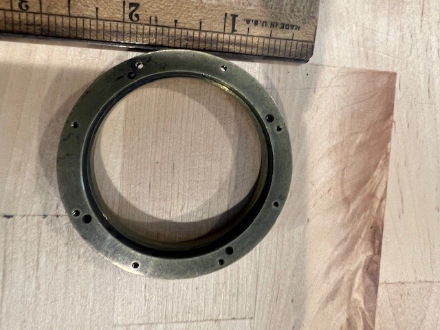 Vintage Brass Retaining Ring/Flange / Camera